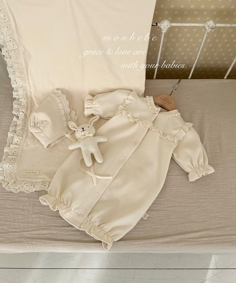 即納monbebe 26SS lace brand suit