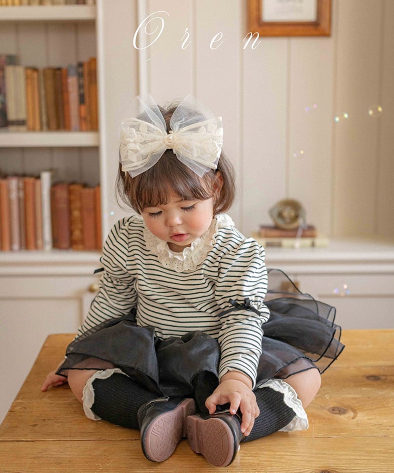 即納 OREN Rose Ribbon Hair Band | alli.