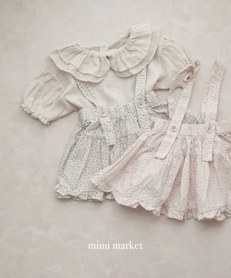 即納mimi market Duel collar blouse