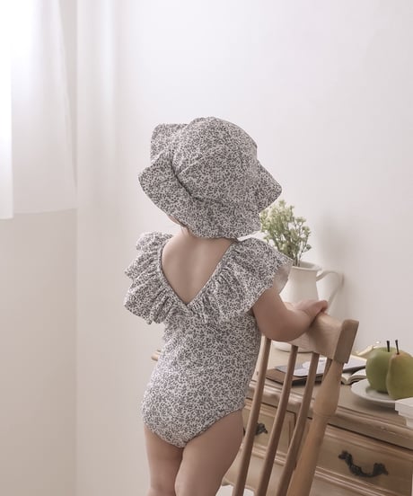 即納 monbebe 26 ro ro swimming suit【帽子セット】