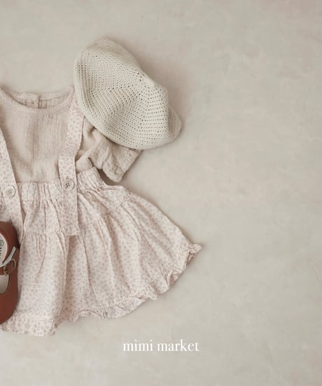 即納mimi market Ring Blue Blouse