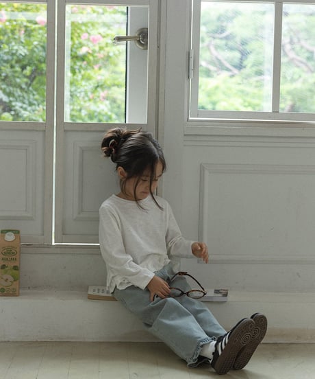 即納 ALADIN Pretty fit frill long pants