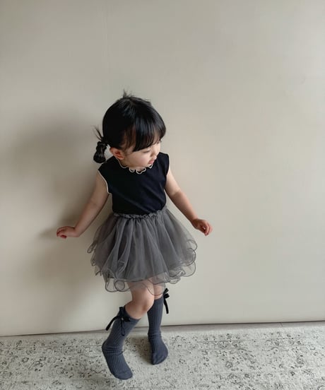 即納tulle skirt pants