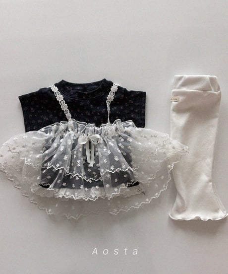 即納aosta lace strap bustier
