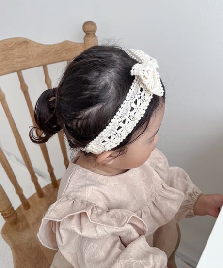 即納Lace Bloom Headband