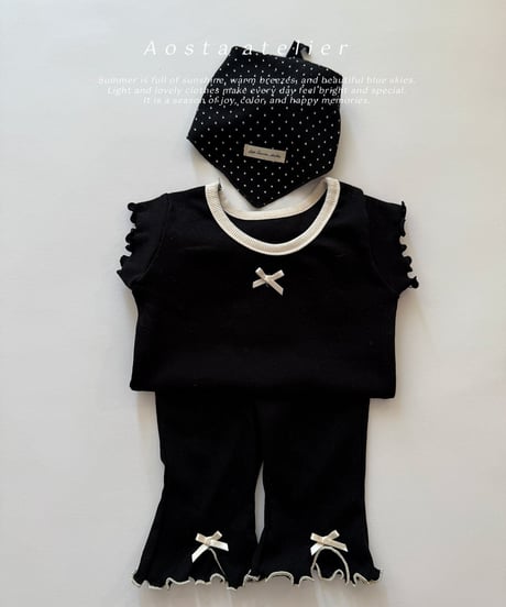 即納aosta Lip ribbon pants