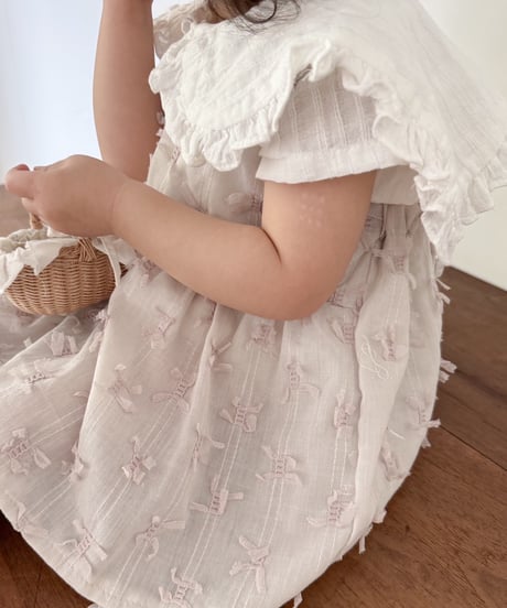 即納 mini frill collar blouse