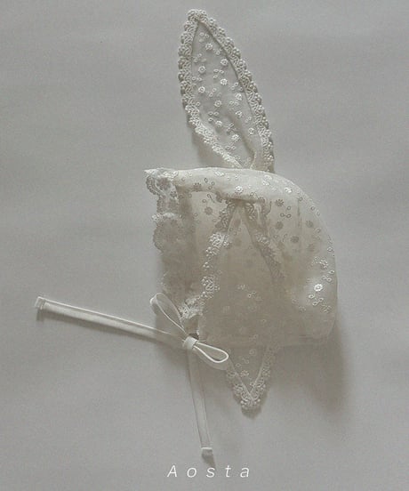 即納 aosta Lace rabbit hat