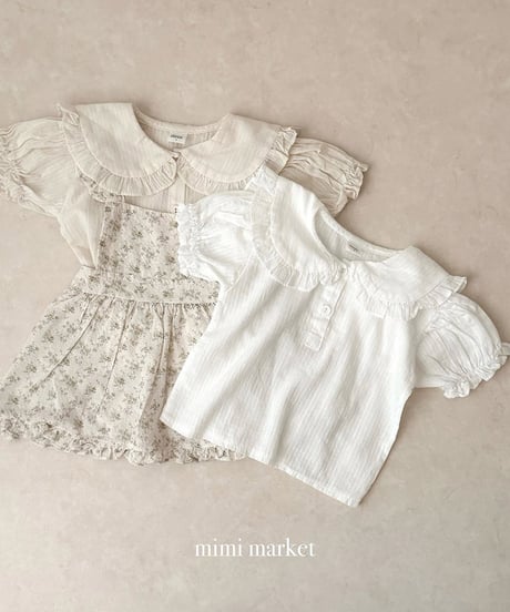即納 mimi market Bella collar blouse