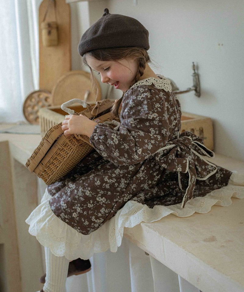 予約 OREN Serena Flower Padding One Piece | alli.