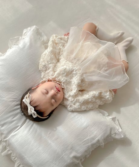 即納lace rose rompers