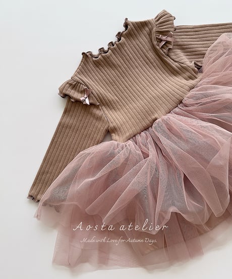 即納aosta Camellia dress