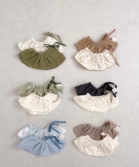 即納double  gauze  bib