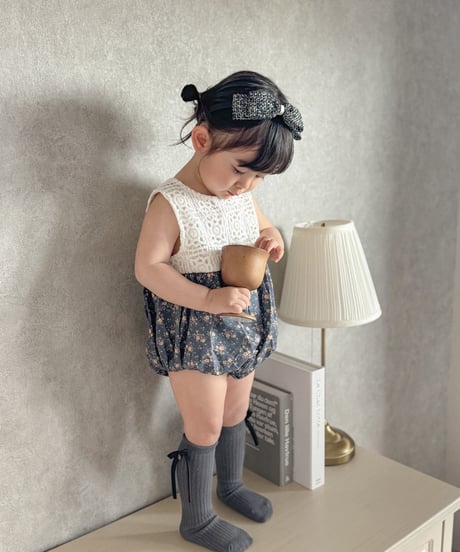 即納 Crochet Flower Rompers