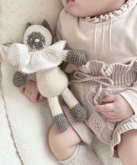 即納  cable knit bloomer