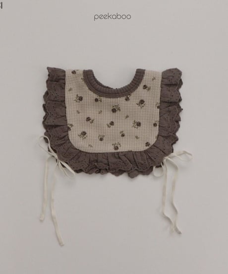 即納flower ribbon thermal bib