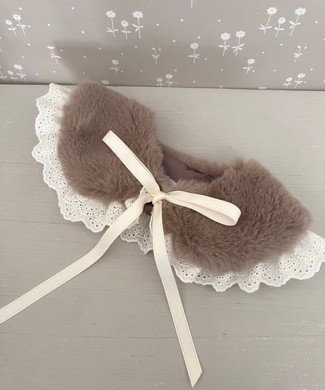 即納 Mink hair tippet