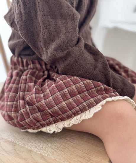 即納mimi market Lace short vacation skirt