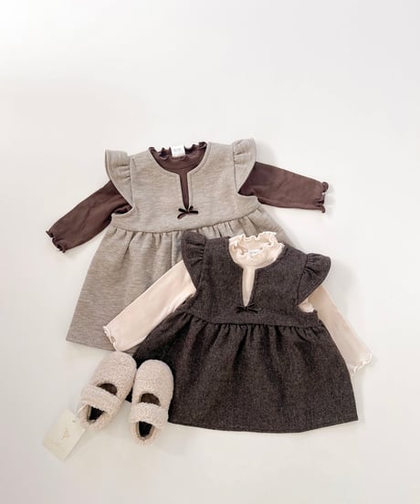 即納 valubebe Hairy wool One Piece(bebe)