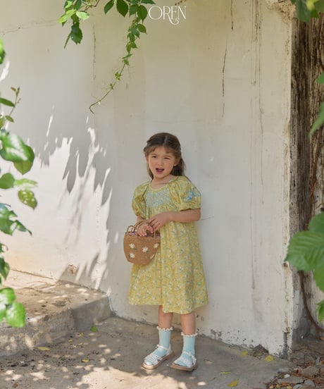 予約 OREN Solara Smocking Dress