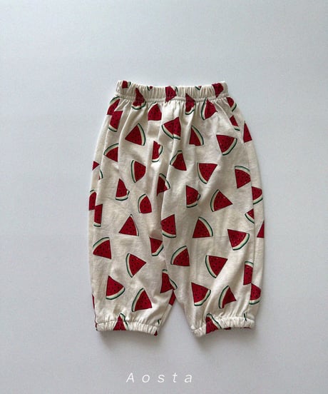 即納aosta bong bong pants