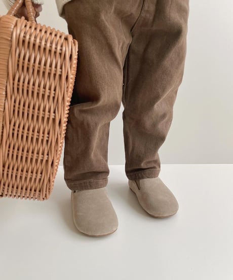 即納fake suede shoes