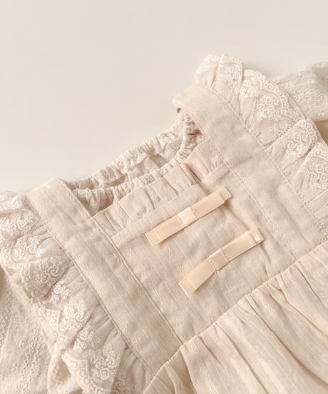 即納frill lace salopette