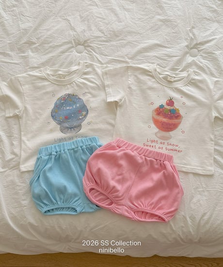 予約ninibello Summer bingsu tee
