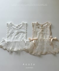 即納aosta lace vest