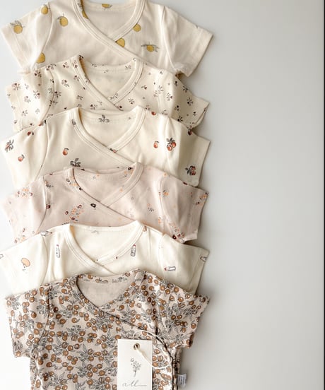 即納newborn 6pattern  design body suit