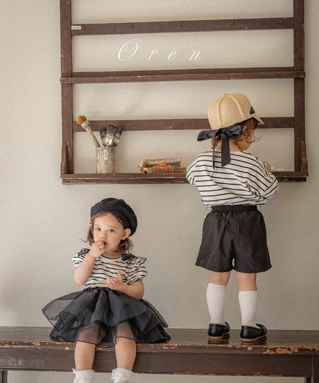 即納OREN  Madelen Stripe top and bottom set