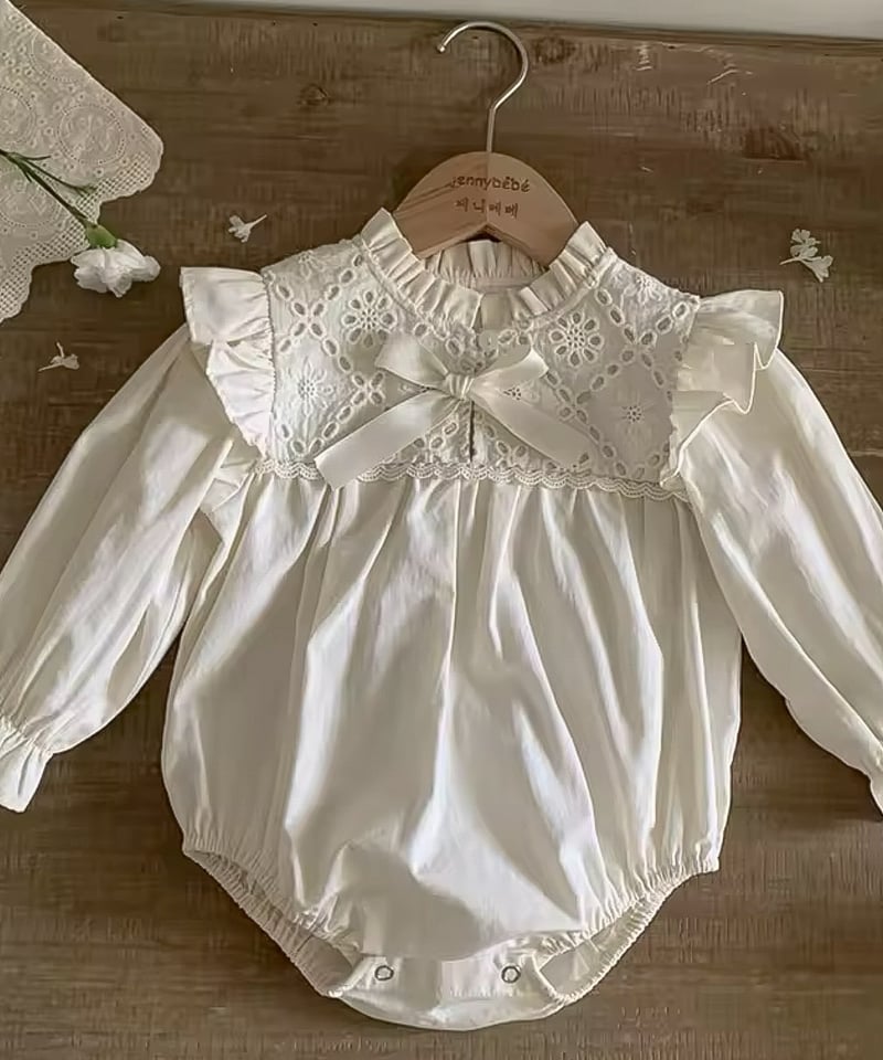 即納punching ribbon rompers | alli.