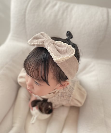 即納velours golge hair band