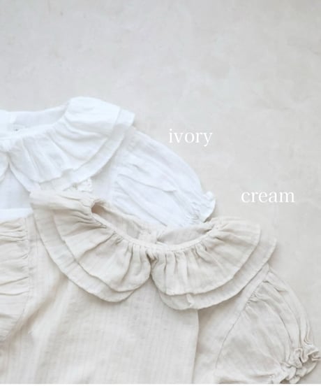 即納mimi market Duel collar blouse