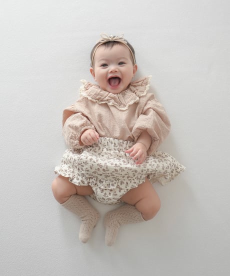 即納 petit flower frill skirt