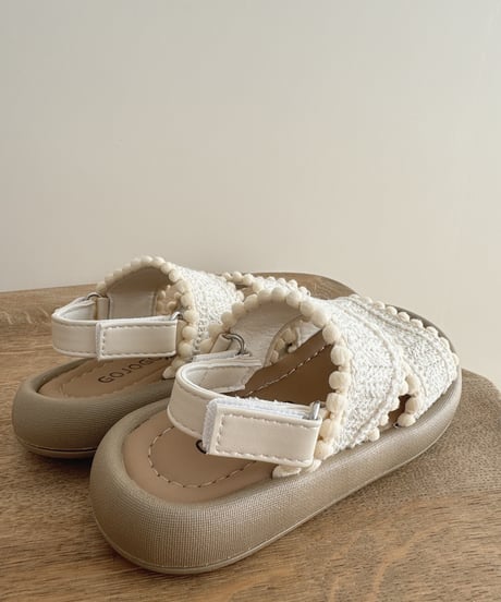 一部即納fringe sandal