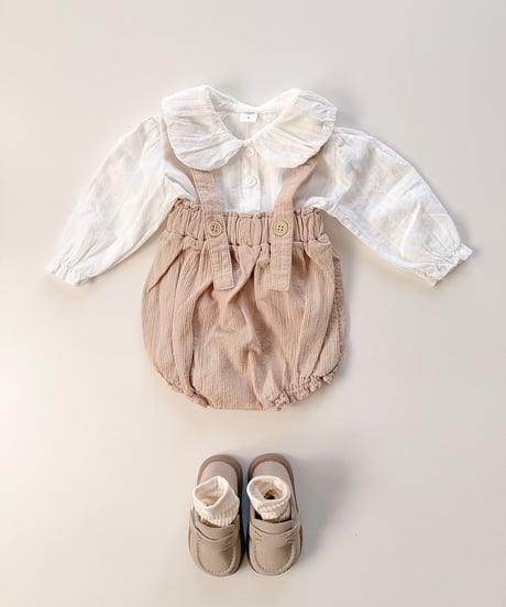 即納 mimi market Volume collar blouse