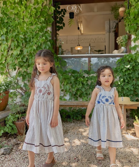 予約 OREN Casa Stripe Dress