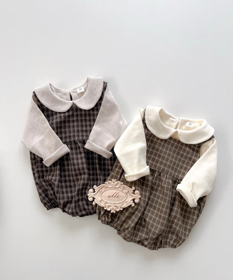 即納mimi market Check Melbang suit | alli.