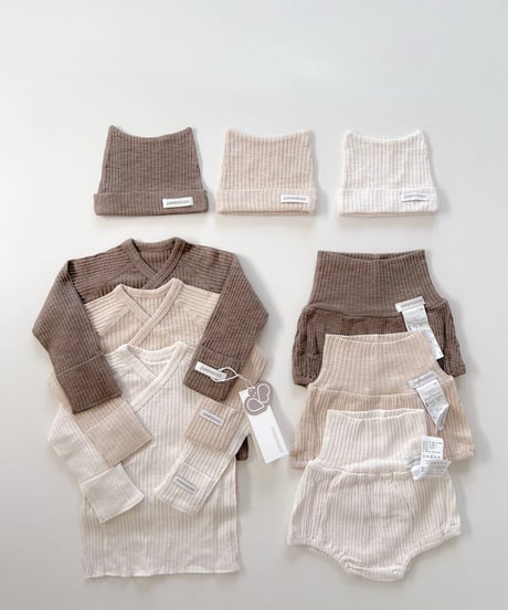 即納 newborn neko bonnet  set