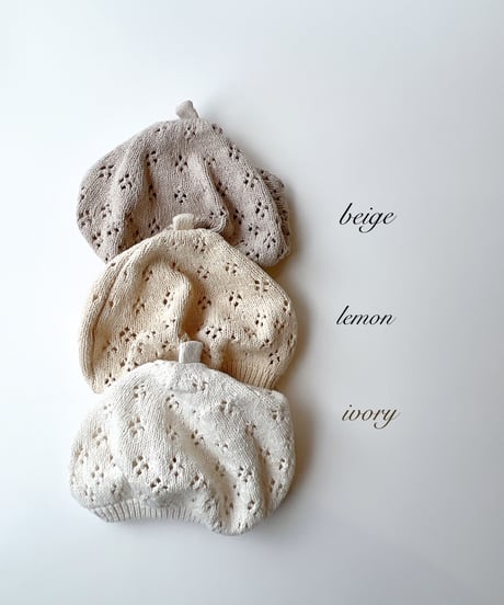 即納openwork beret