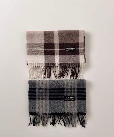 即納plaid muffler
