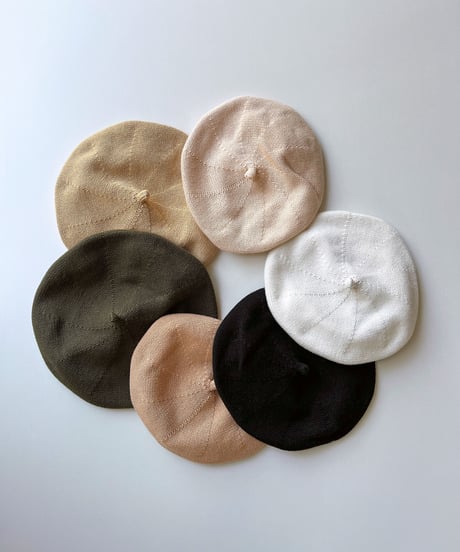 即納cotton beret