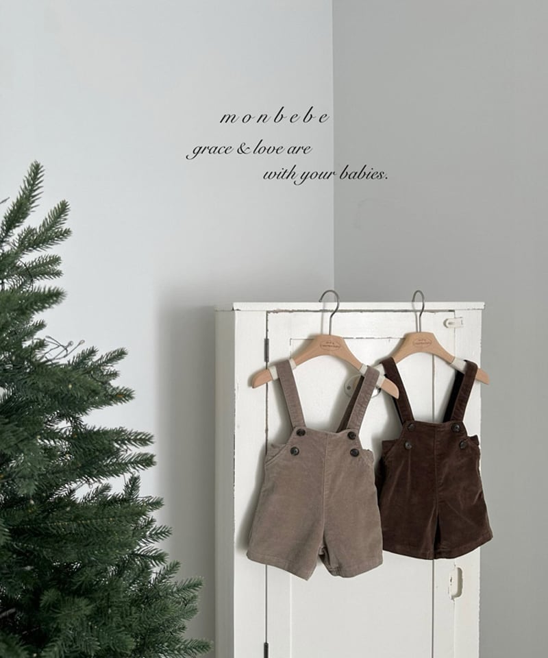 予約 monbebe Mont Blanc suspender pants | alli.
