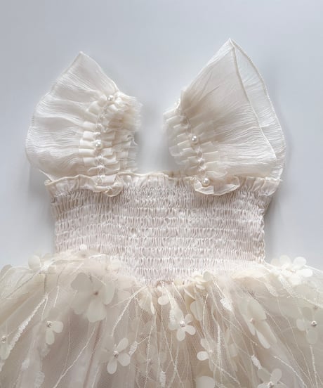 即納Blossom Fairy Tulle Romper Dress