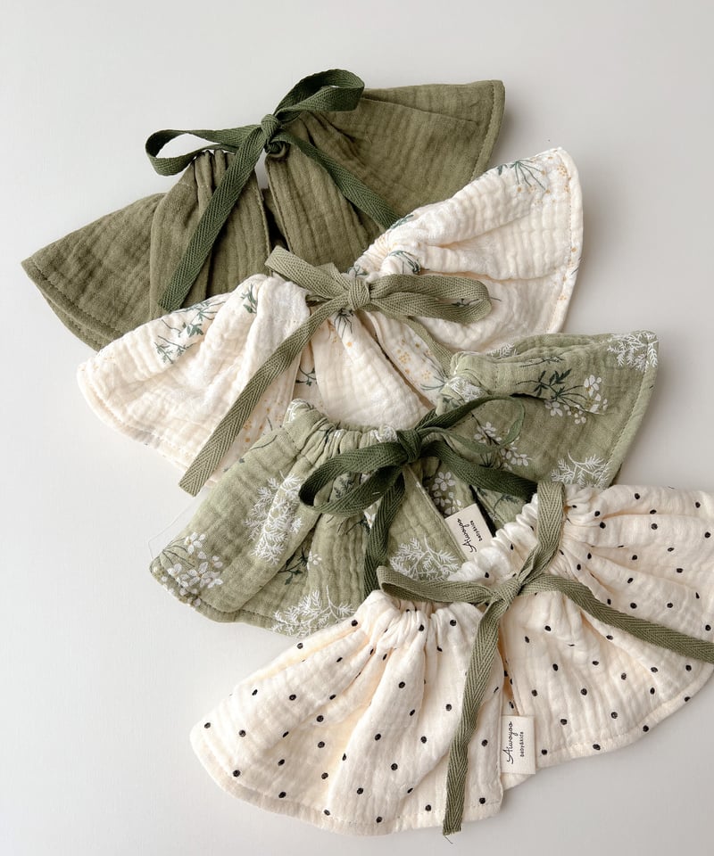 ꒰ ꒱ちゆき꒰ ꒱ベビー服(まとめ買い) 即納double gauze bib | alli.