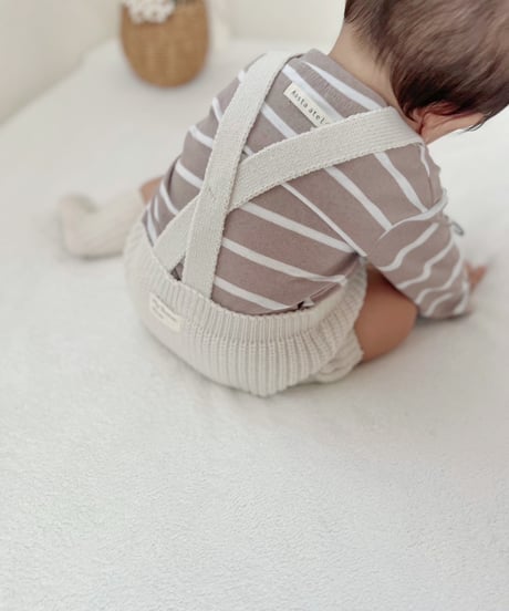 即納aosta Knit Overalls