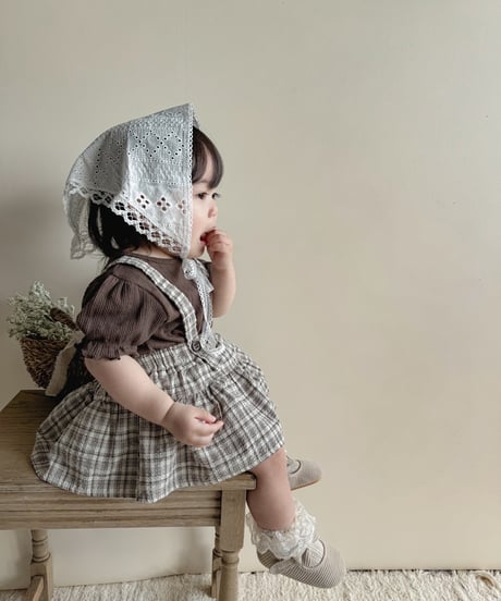 即納 check skirt bloomer