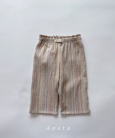 即納aosta cool linen pants