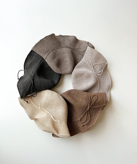 即納paper  ribbon hat